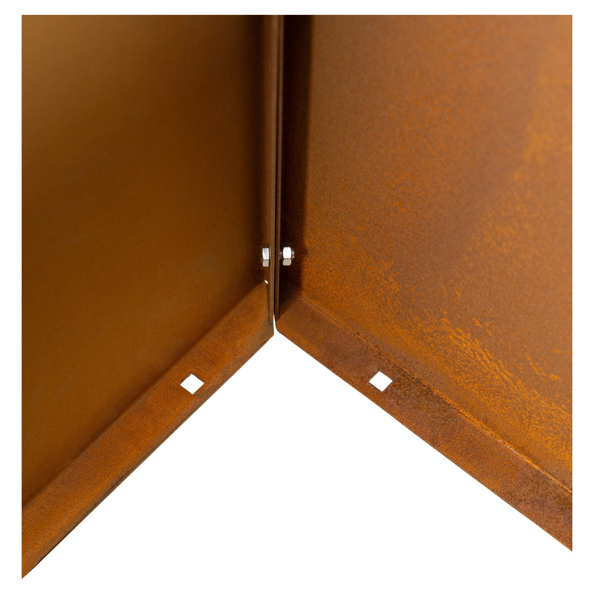 Prescott 100x30x45cm Corten Steel Trough Raised Garden Bed, Rust