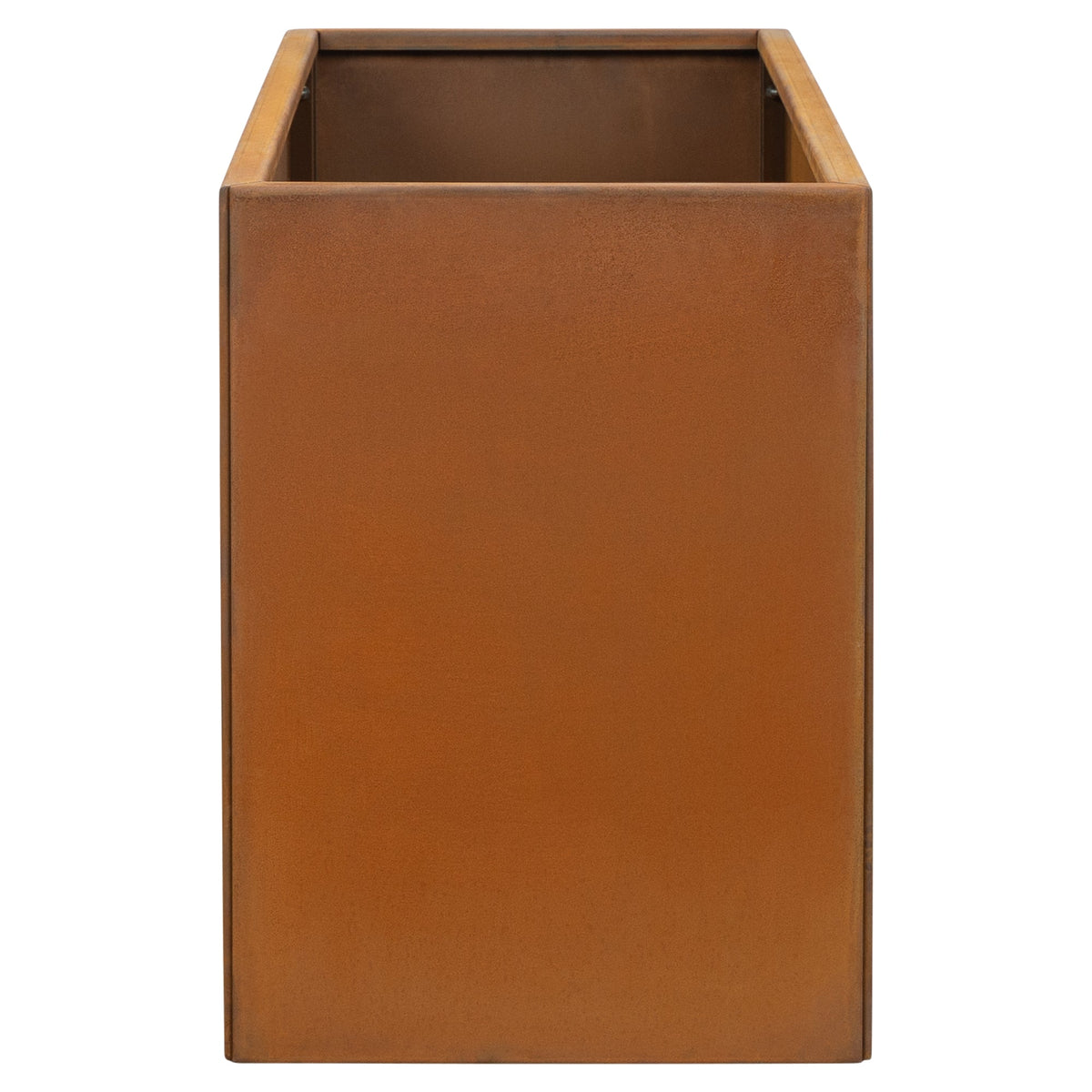 Prescott 120x40x55cm Corten Steel Trough Raised Garden Bed, Rust