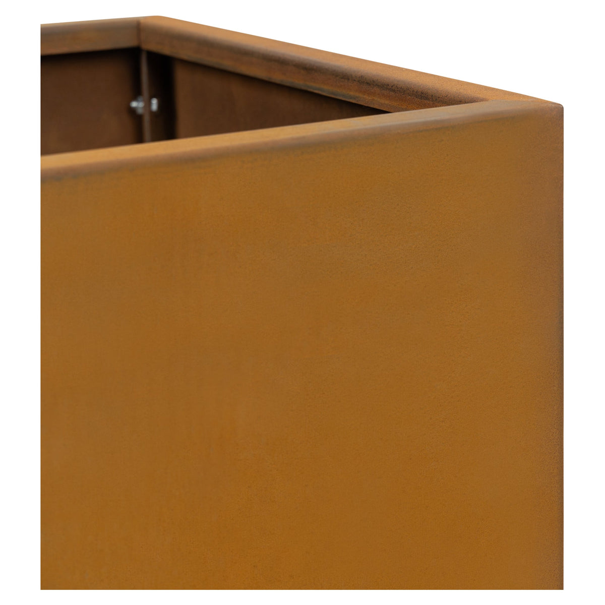 Prescott 120x40x55cm Corten Steel Trough Raised Garden Bed, Rust