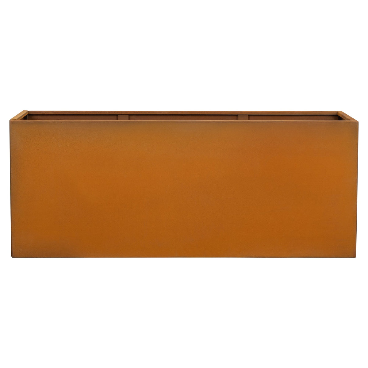 Prescott 150x50x60cm Corten Steel Trough Raised Garden Bed, Rust