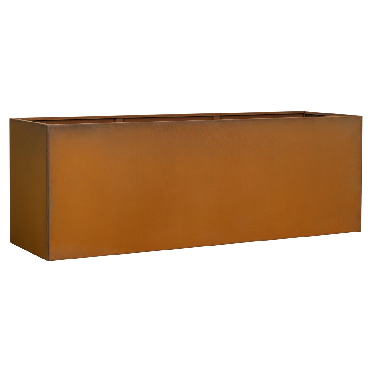 Prescott 200x60x70cm Corten Steel Trough Raised Garden Bed, Rust