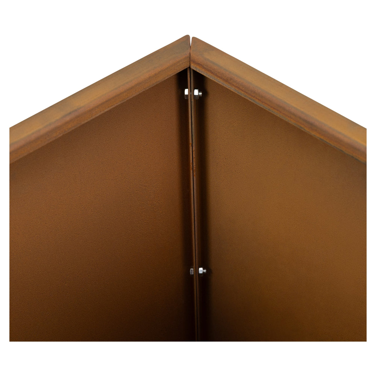 Avalon 45x50cm Corten Steel Tapered Planter, Rust