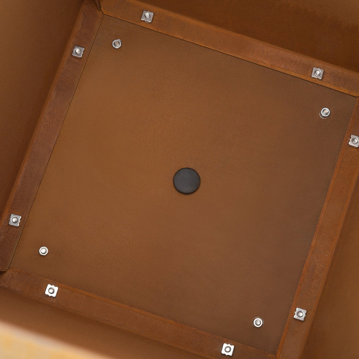Avalon 45x50cm Corten Steel Tapered Planter, Rust