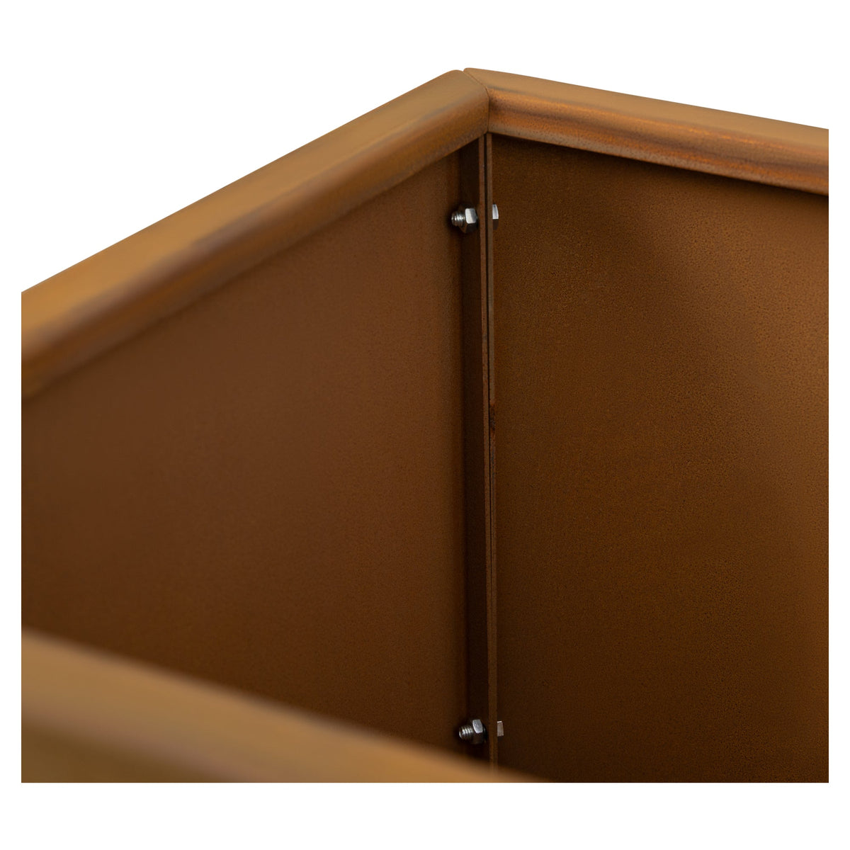 Avalon 45x50cm Corten Steel Tapered Planter, Rust