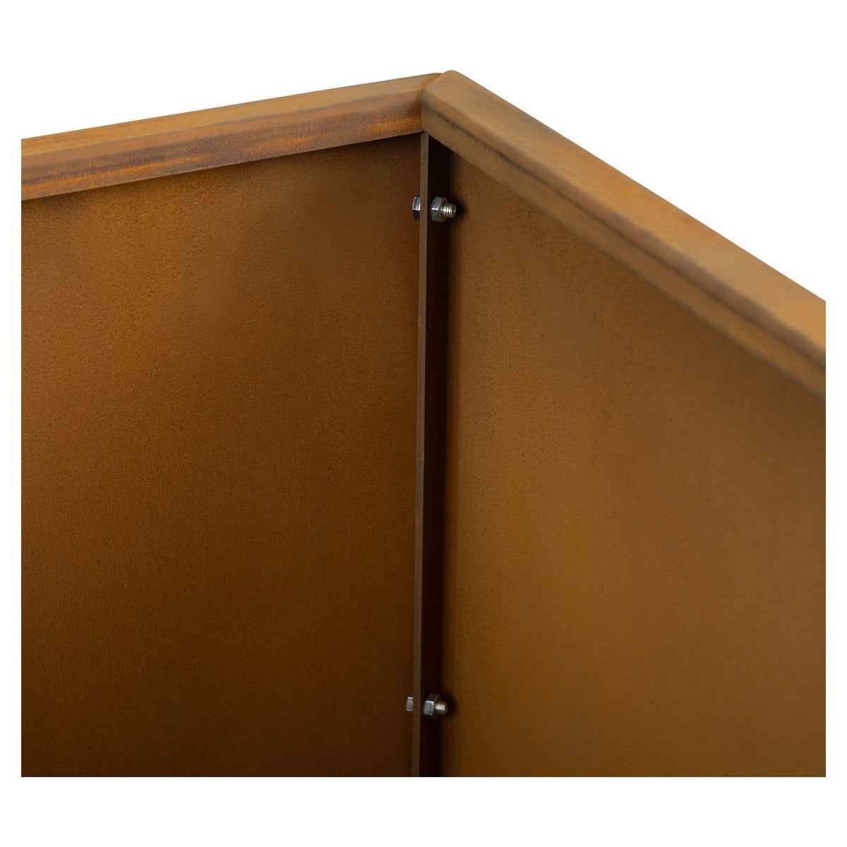 Avalon 55x70cm Corten Steel Tapered Planter, Rust