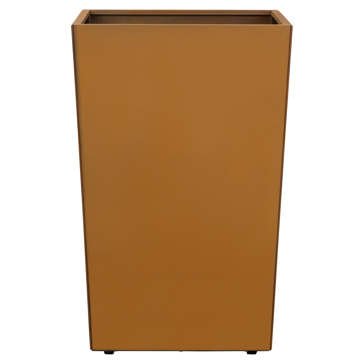 Avalon 65x100cm Corten Steel Tapered Planter, Rust