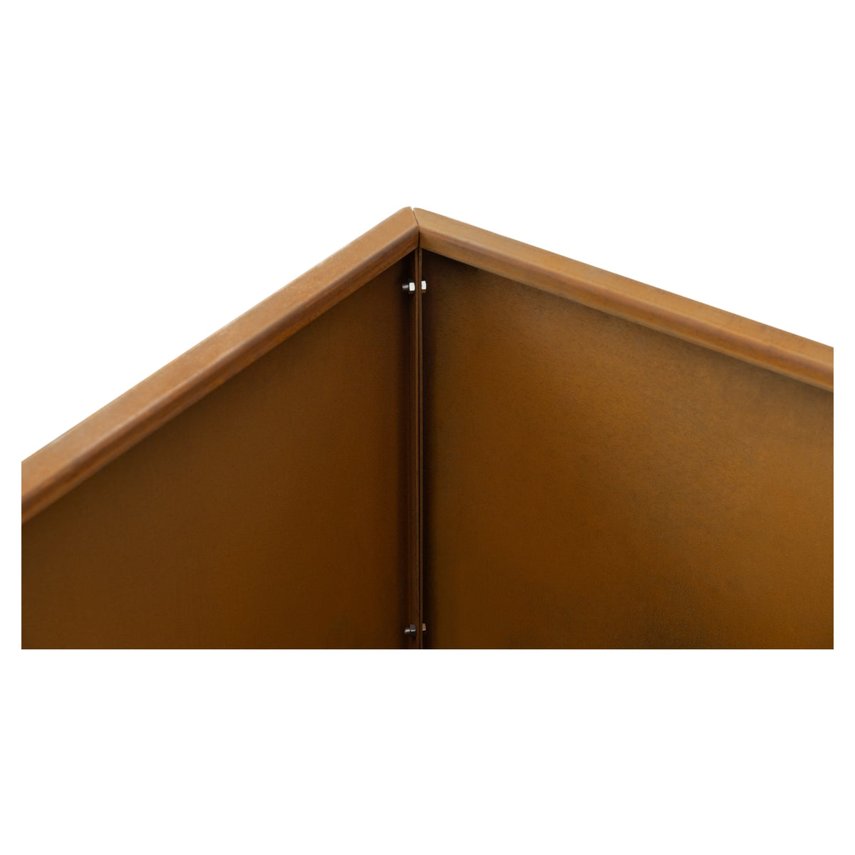 Avalon 65x100cm Corten Steel Tapered Planter, Rust
