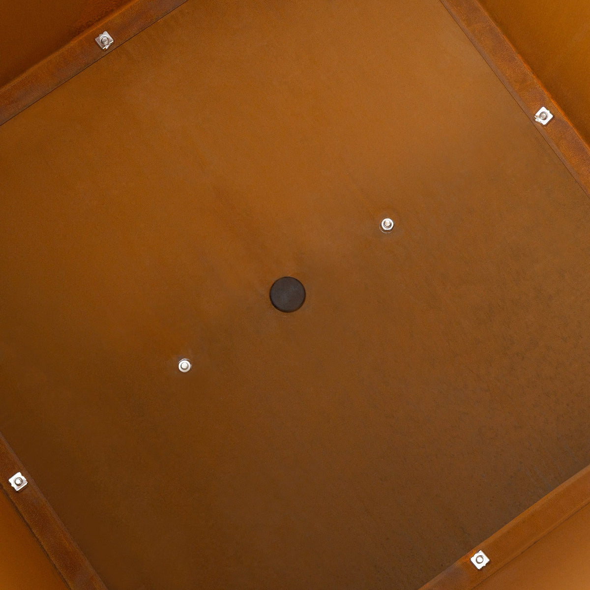 Avalon 65x100cm Corten Steel Tapered Planter, Rust