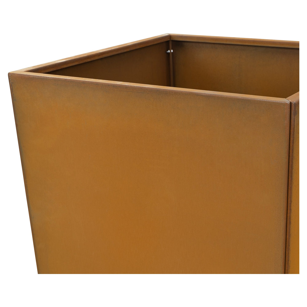 Avalon 65x100cm Corten Steel Tapered Planter, Rust