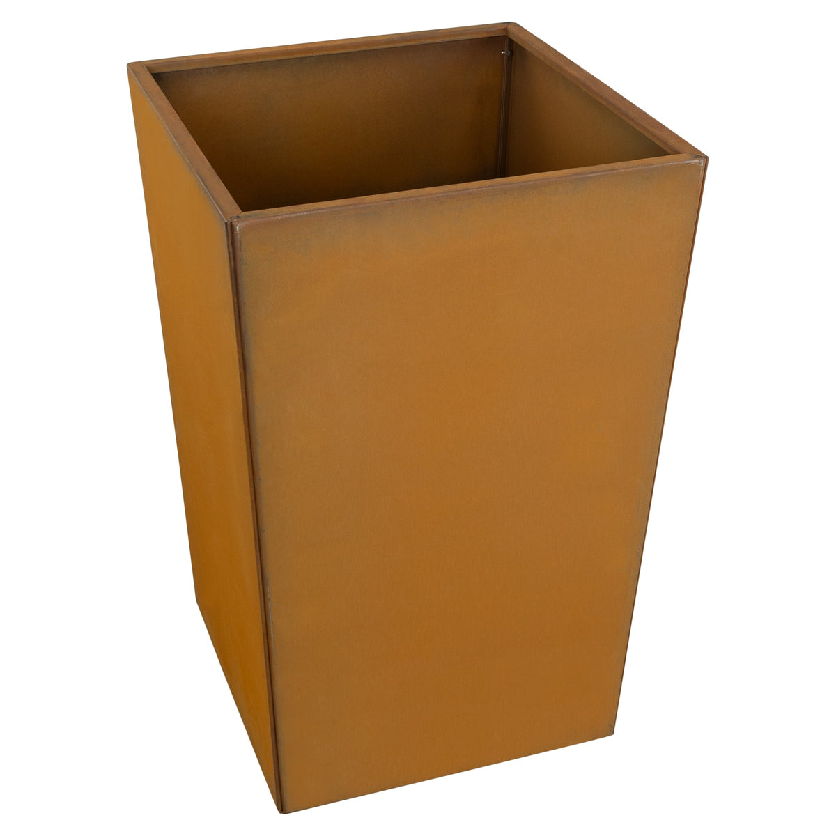 Avalon 65x100cm Corten Steel Tapered Planter, Rust