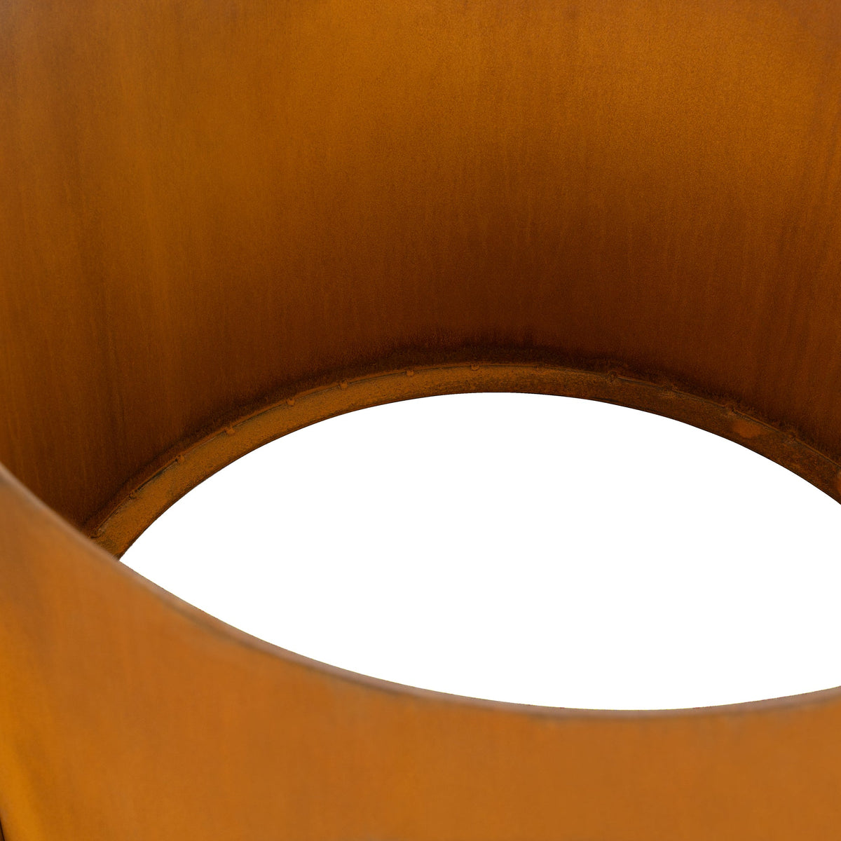 Rotundo 100x58cm Corten Steel Bowl Planter, Rust