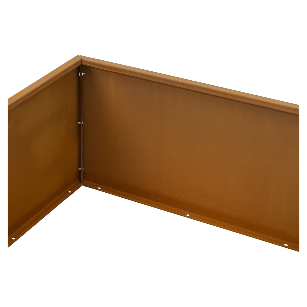 Edgemont 100x40cm Corten Steel Garden Edging, Rust