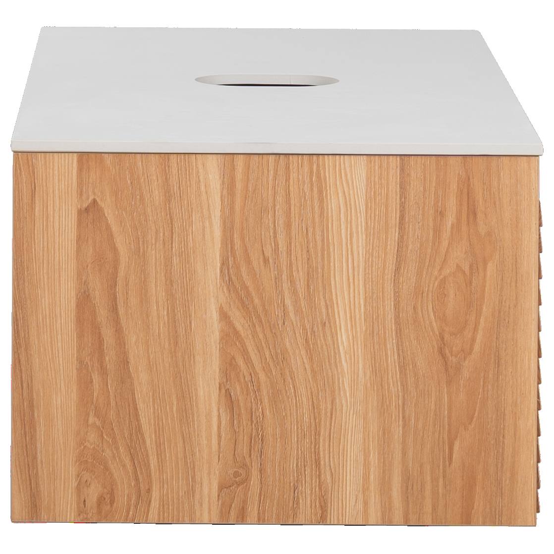 Donna 90 Single Wall Hung Vanity, Light Ash