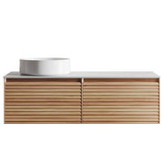 Donna 120 Single Wall Hung Vanity, Light Ash