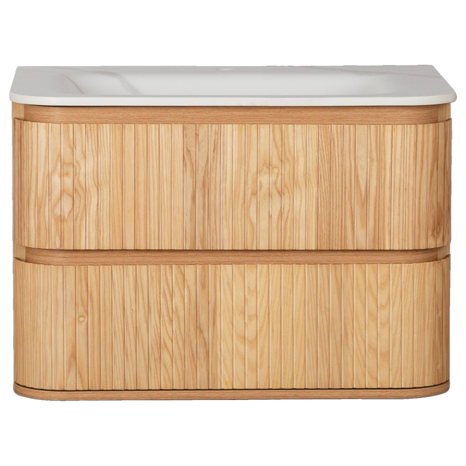 Calso 75cm Wall Hung Single Vanity, Light Tan