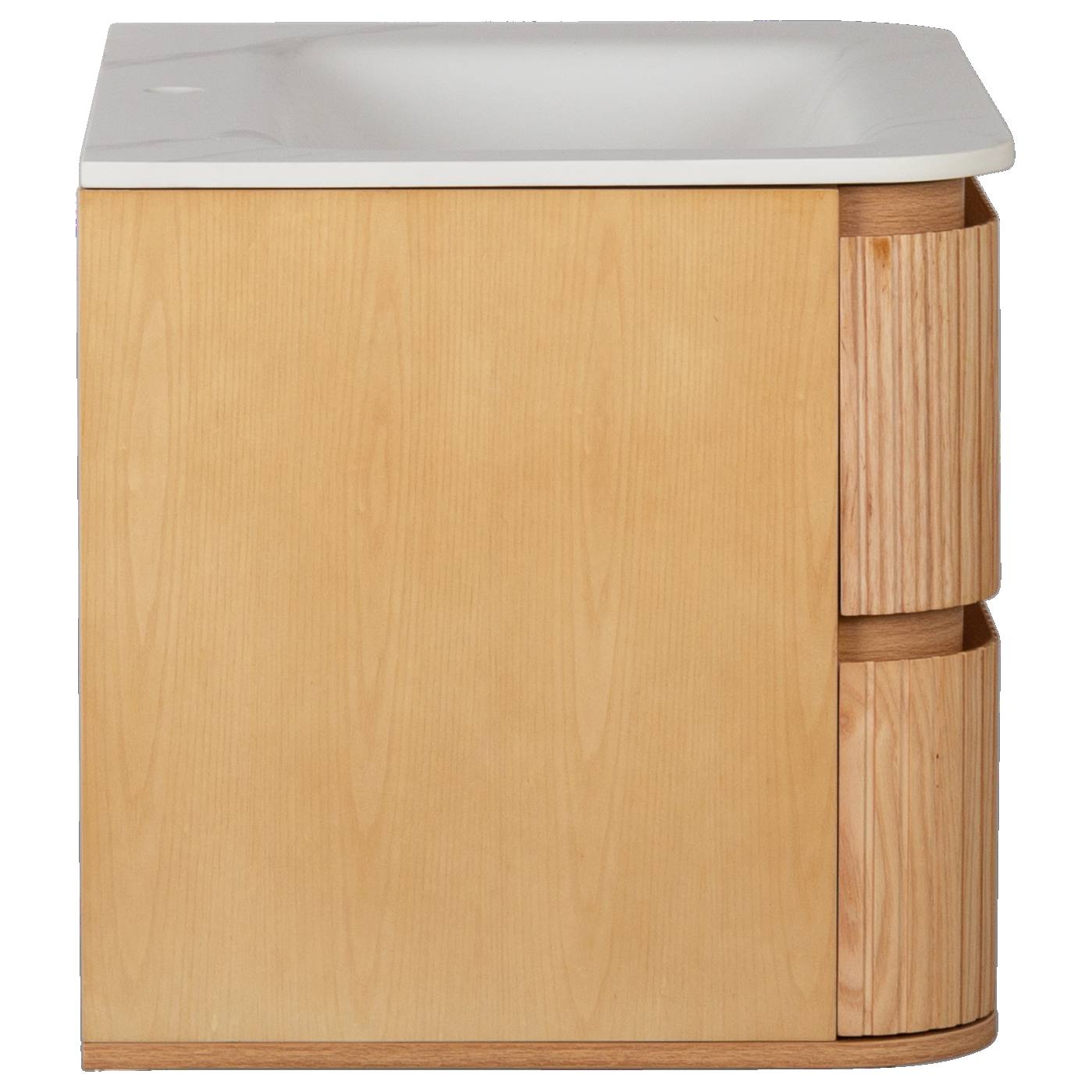 Calso 75cm Wall Hung Single Vanity, Light Tan