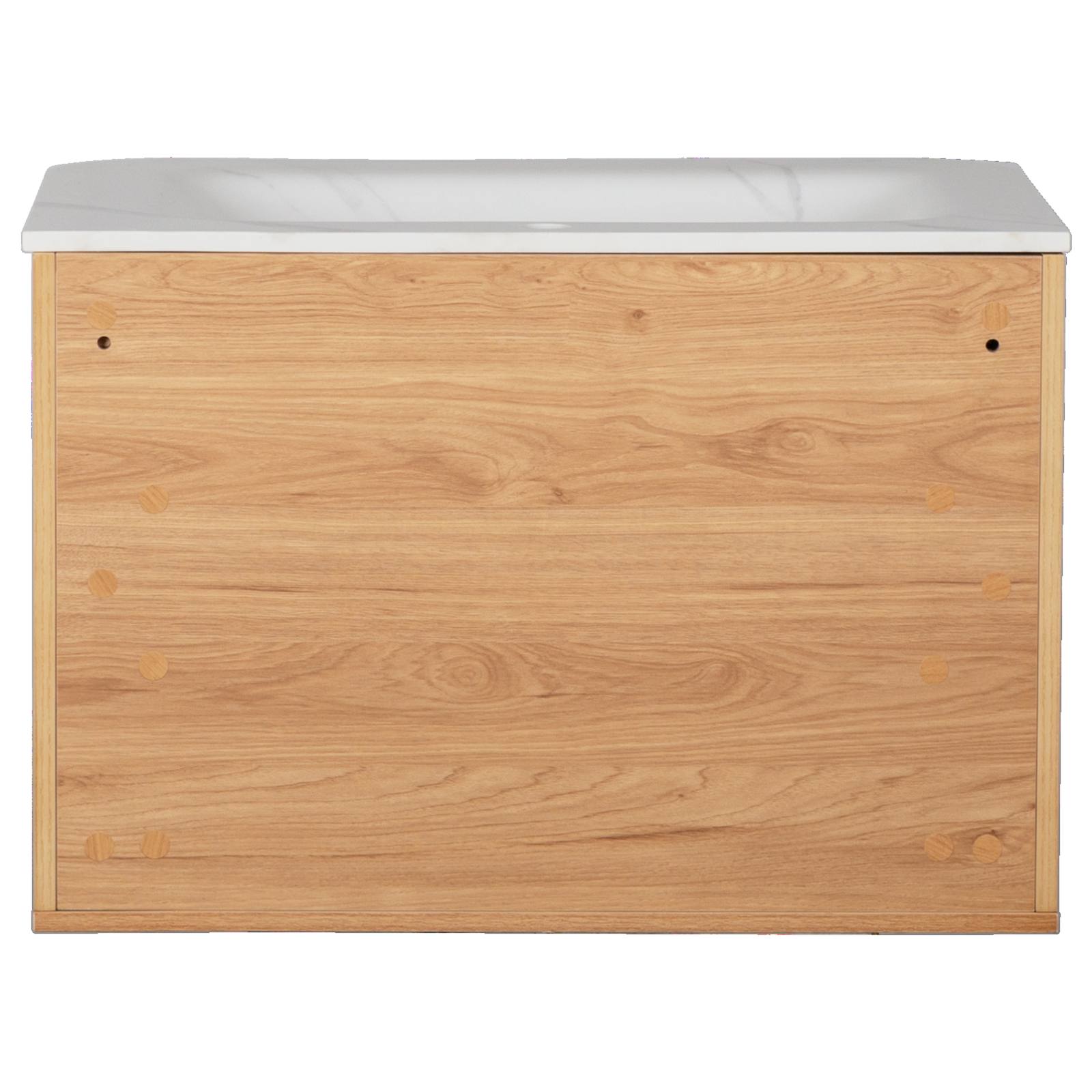 Calso 75cm Wall Hung Single Vanity, Light Tan