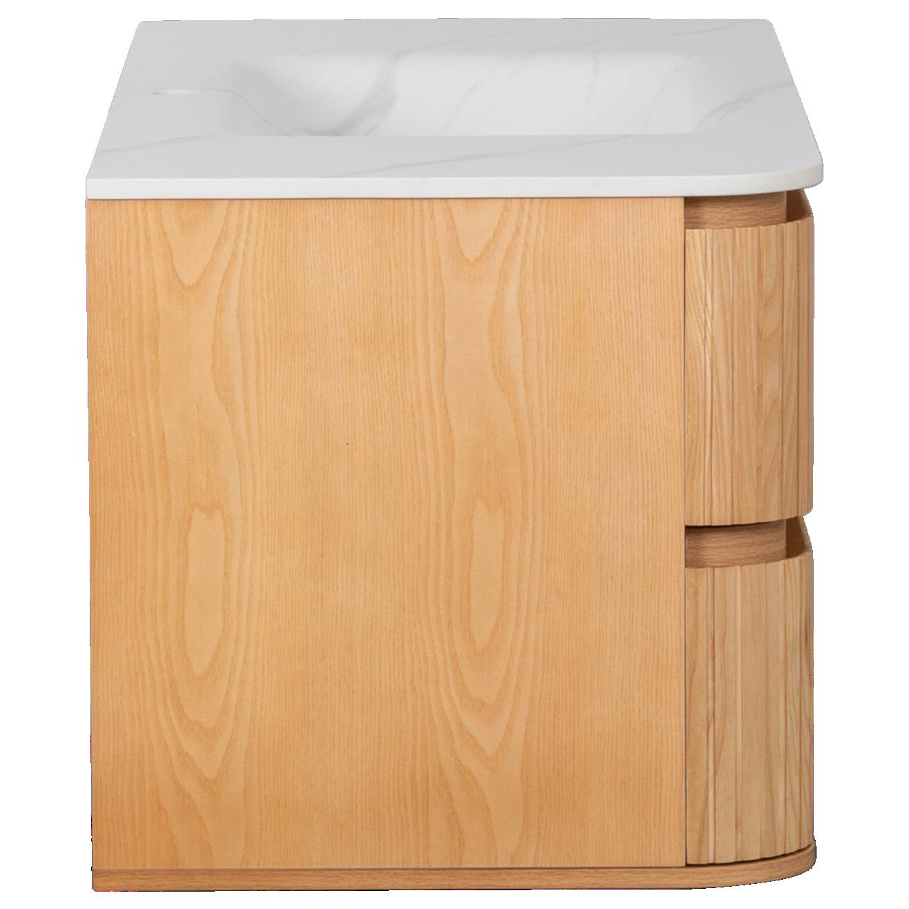 Calso 120cm Single Wall Hung Vanity, Light Tan