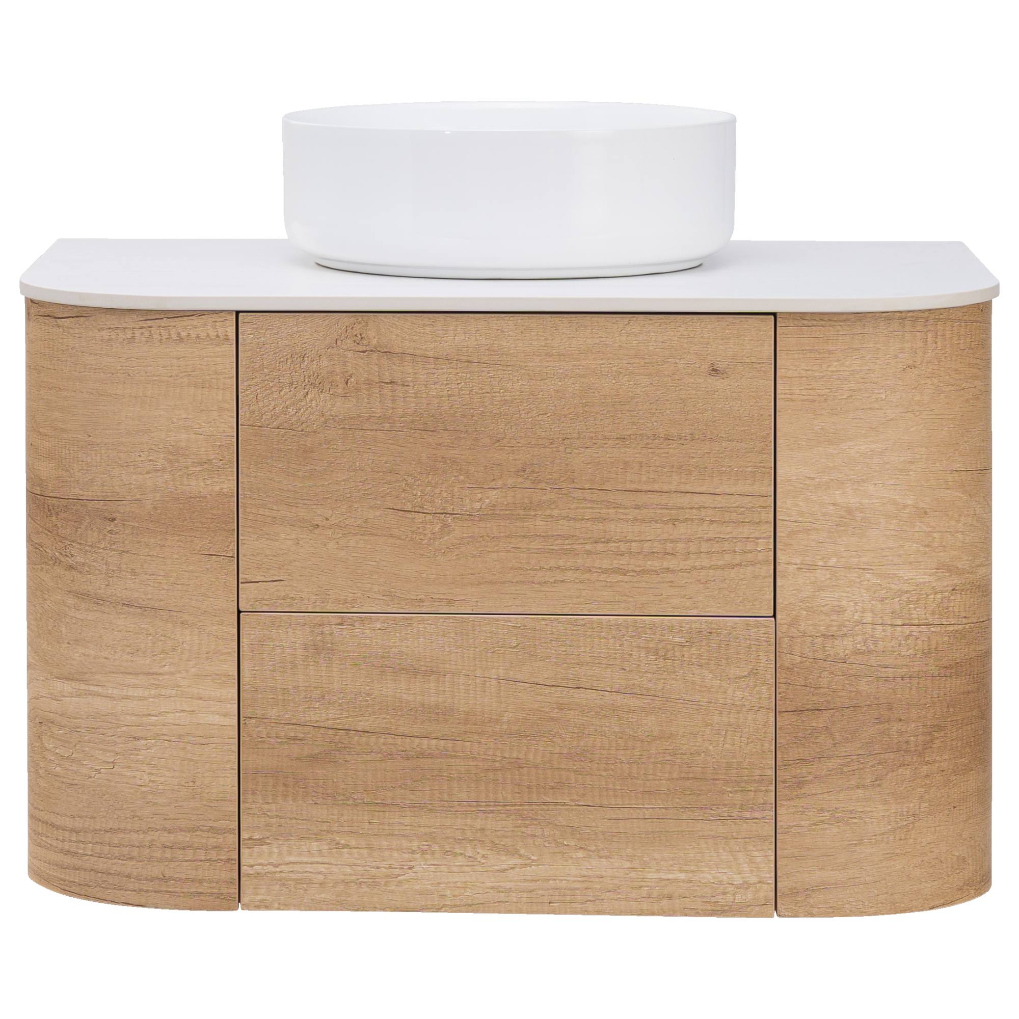 Solara 75cm Single Wall Hung Vanity, Sienna Tan