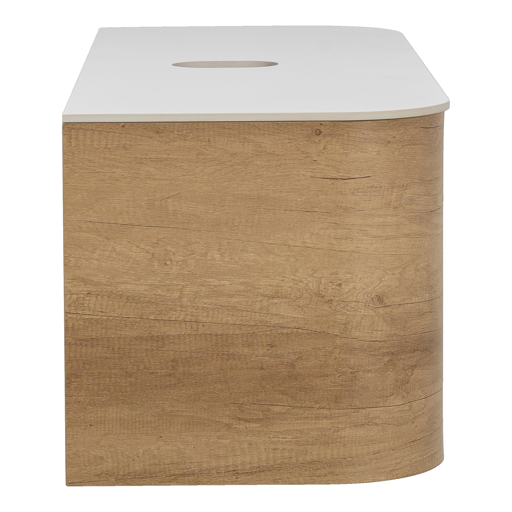 Solara 120cm Single Wall Hung Vanity, Sienna Tan