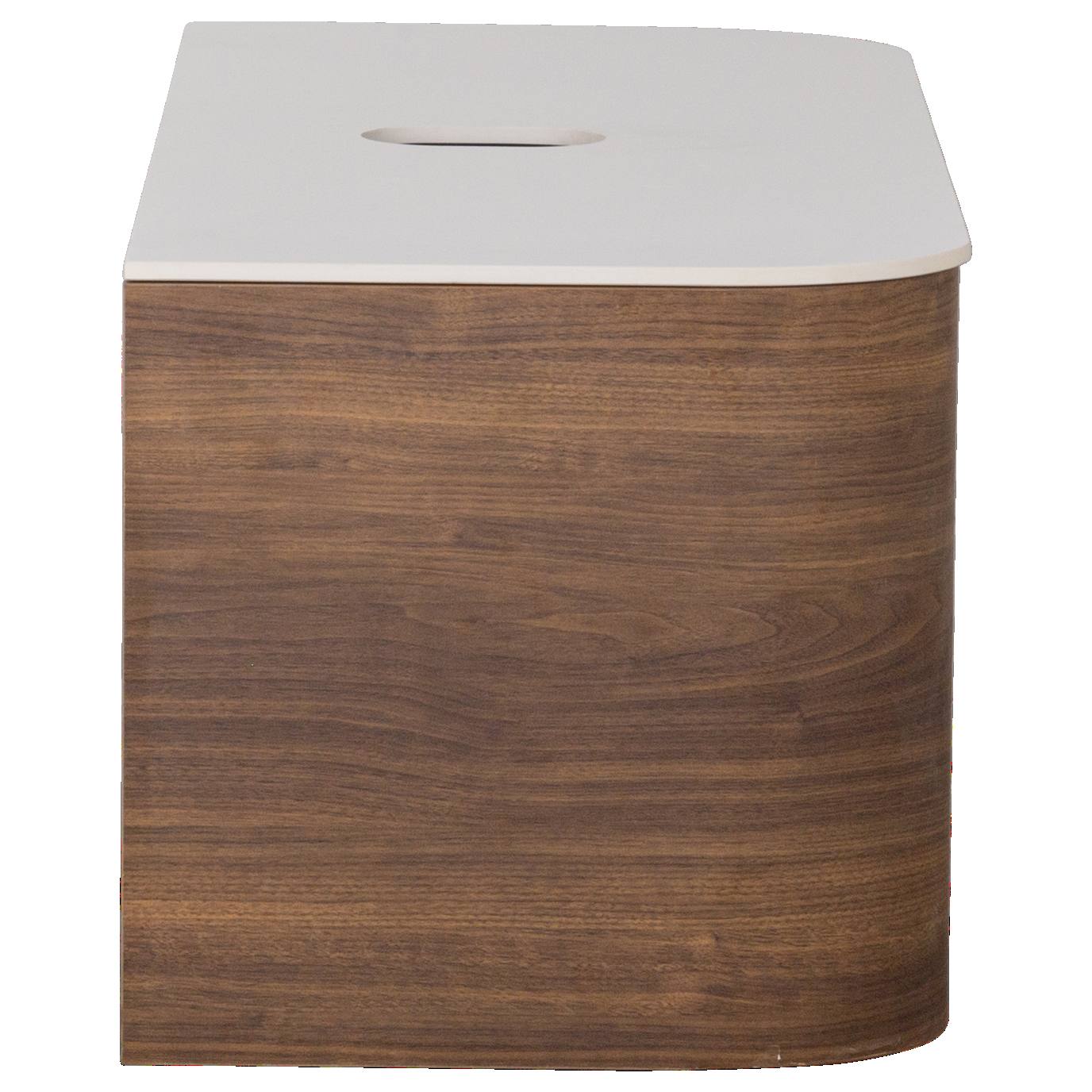 Solara 120cm Single Wall Hung Vanity, Dark Walnut