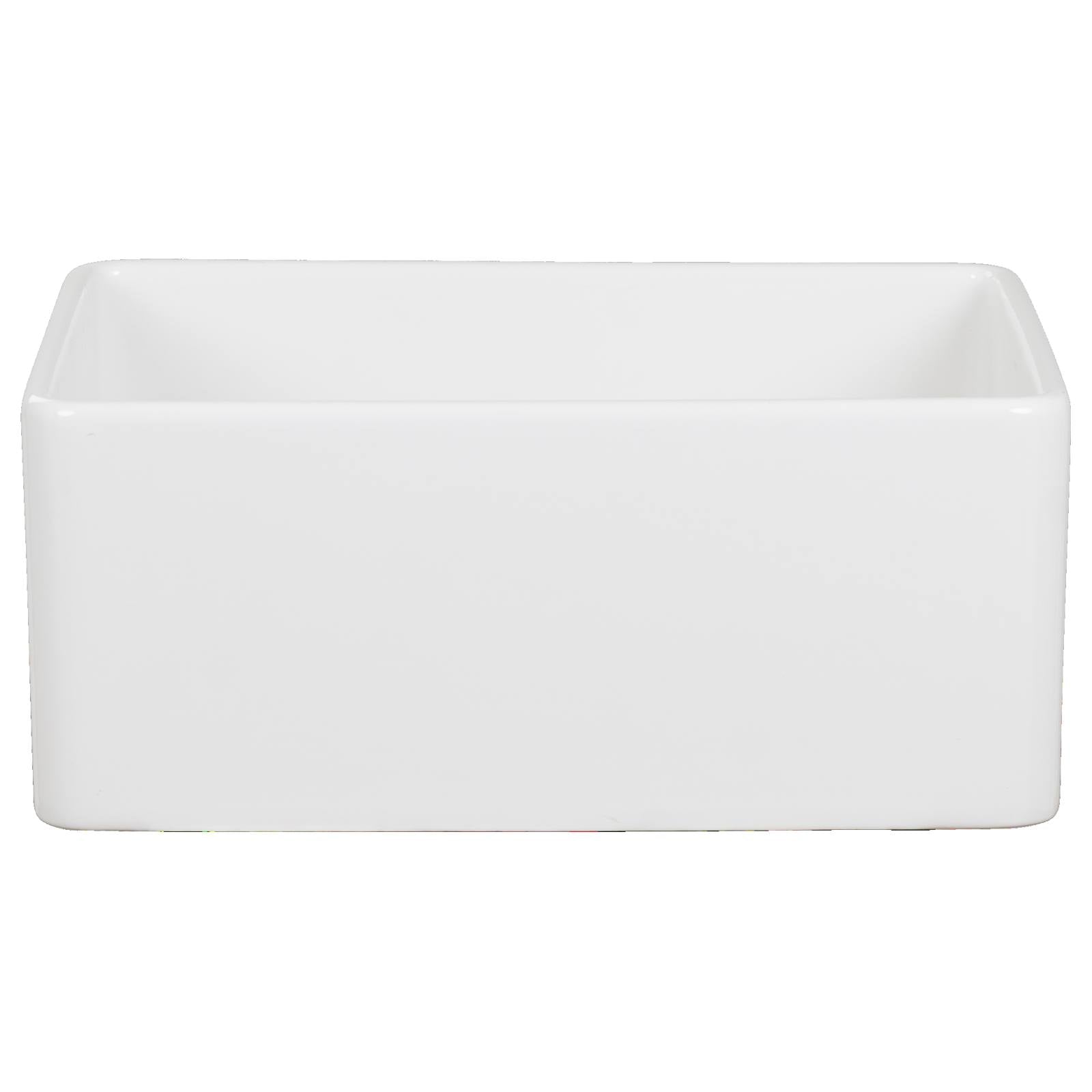Wexford Premium 61x45.9x25.4cm Single Fireclay Sink, White