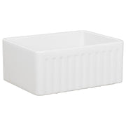 Wexford Premium 61x45.9x25.4cm Single Fireclay Sink, White
