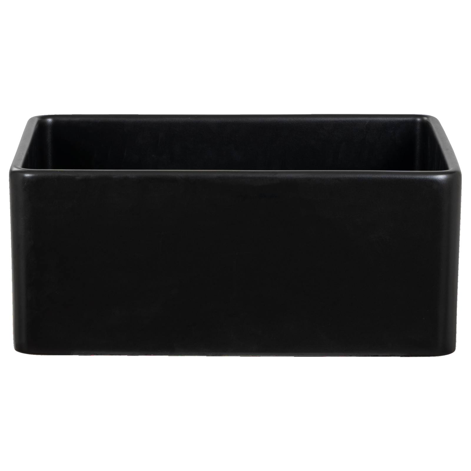 Wexford Premium 61x45.9x25.4cm Single Fireclay Sink, Matte Black
