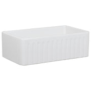 Wexford Premium 76x45.9x25.4cm Single Fireclay Sink, White