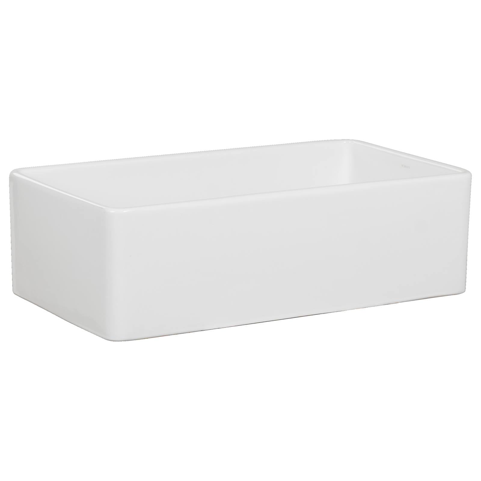 Wexford Premium 83.5x45.9x25.4cm Single Fireclay Sink, White