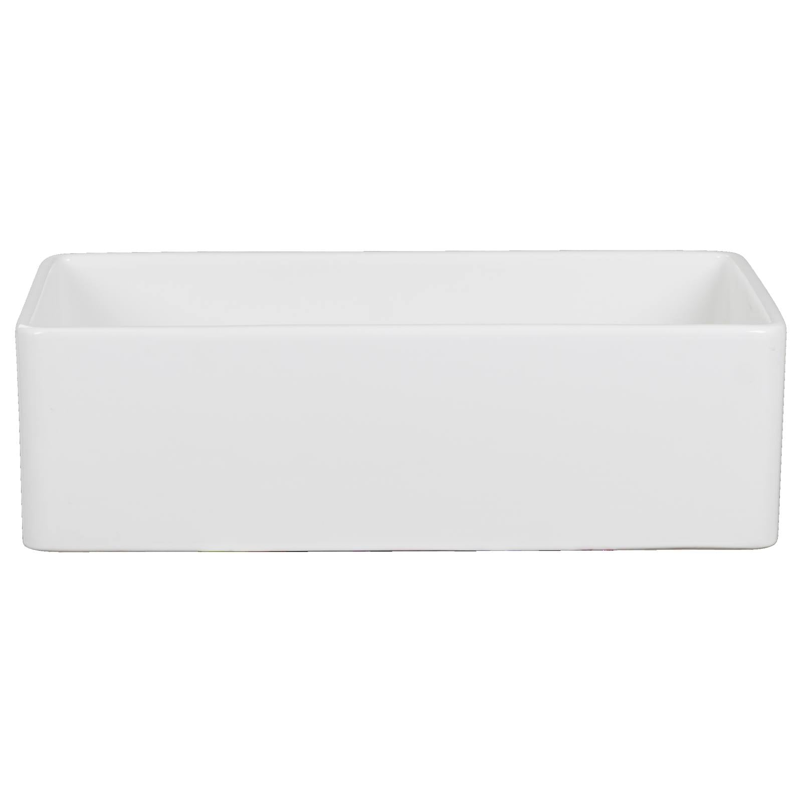 Wexford Premium 83.5x45.9x25.4cm Single Fireclay Sink, White