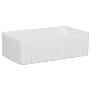 Wexford Premium 83.5x45.9x25.4cm Single Fireclay Sink, White