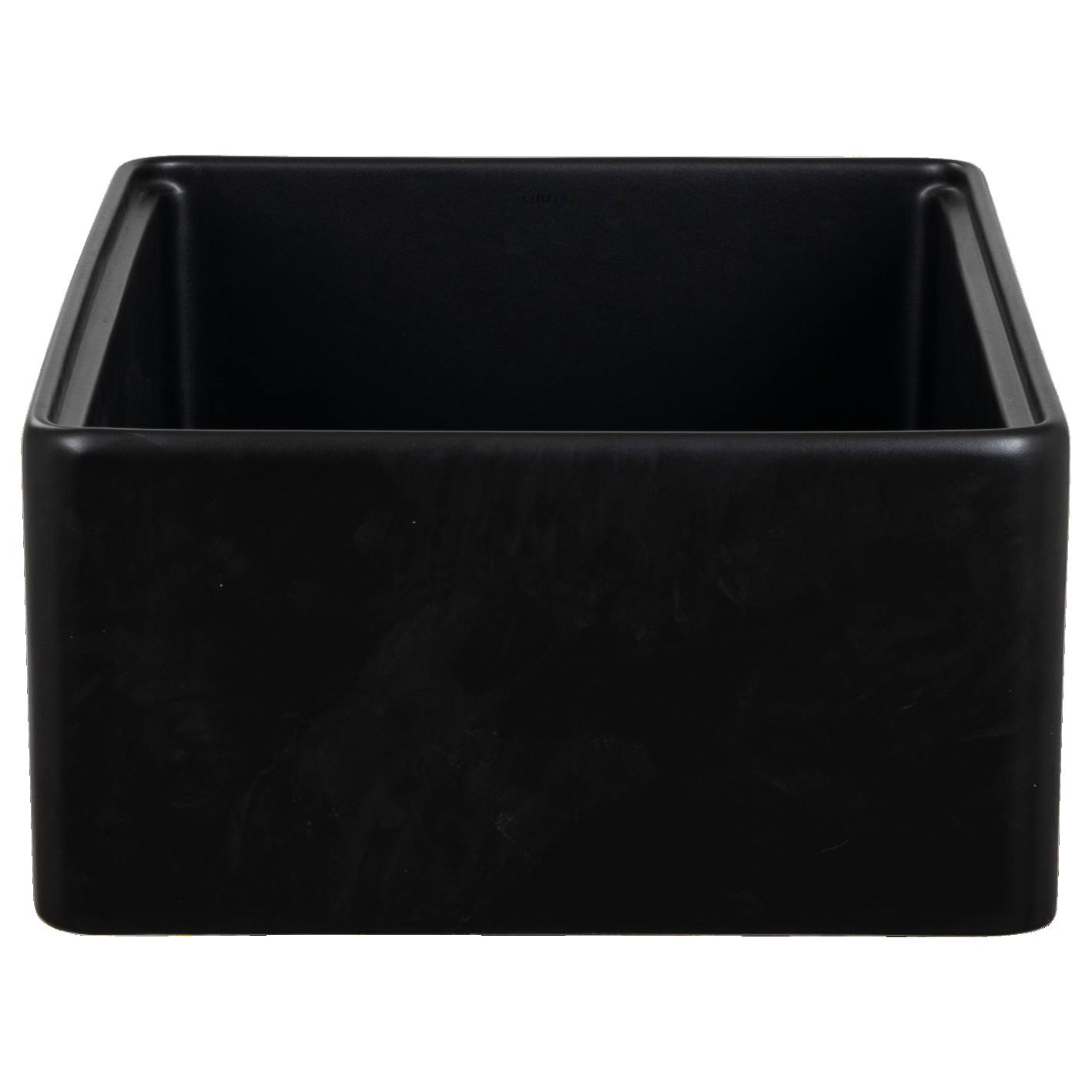 Cornwall Premium 76x50.8x25.4cm Single Fireclay Sink, Matte Black