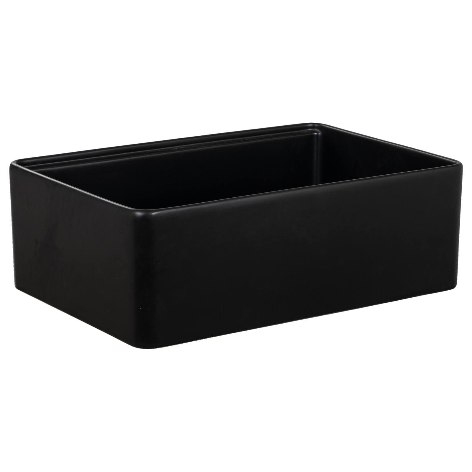 Cornwall Premium 76x50.8x25.4cm Single Fireclay Sink, Matte Black