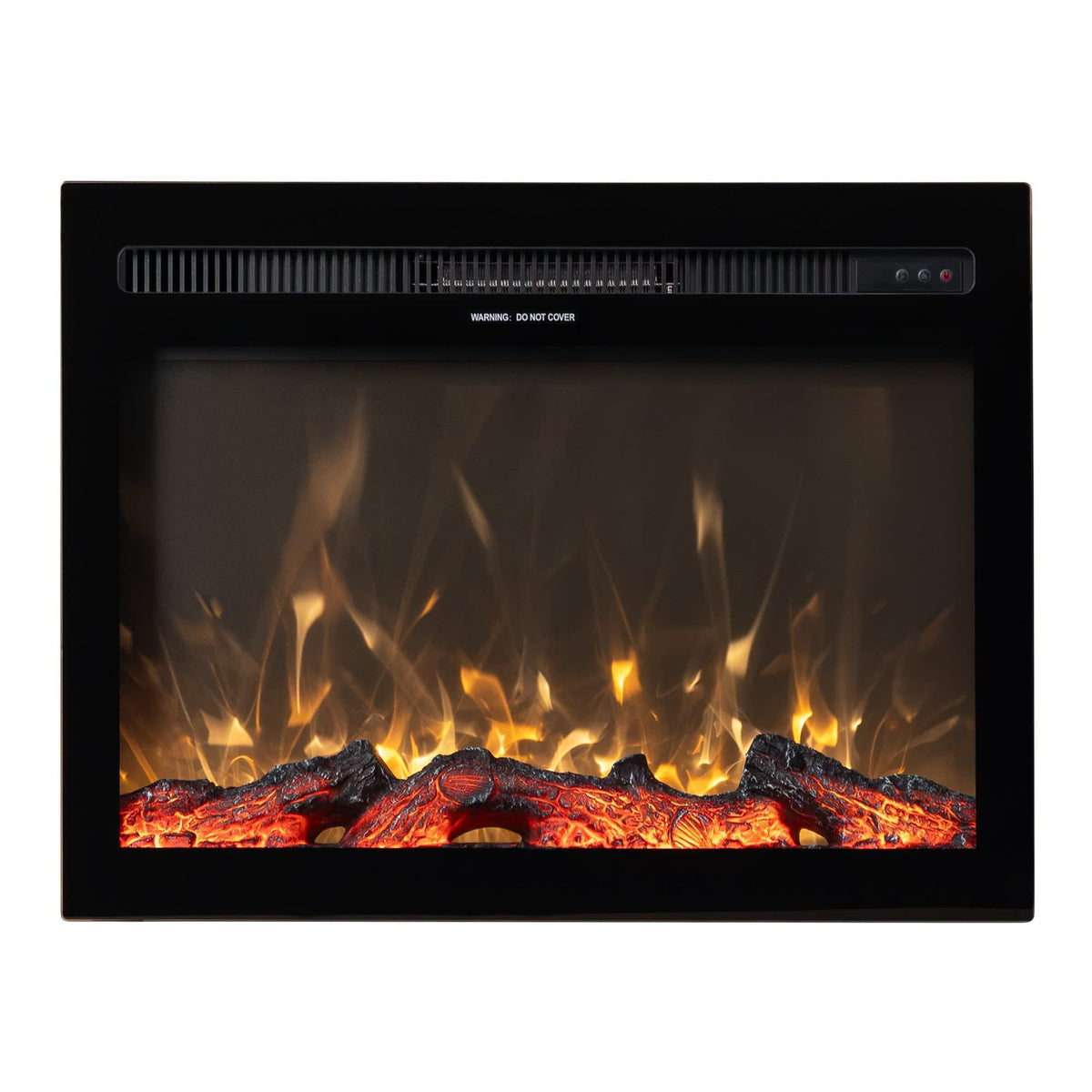 Isle 66cm Electric Fireplace, Black
