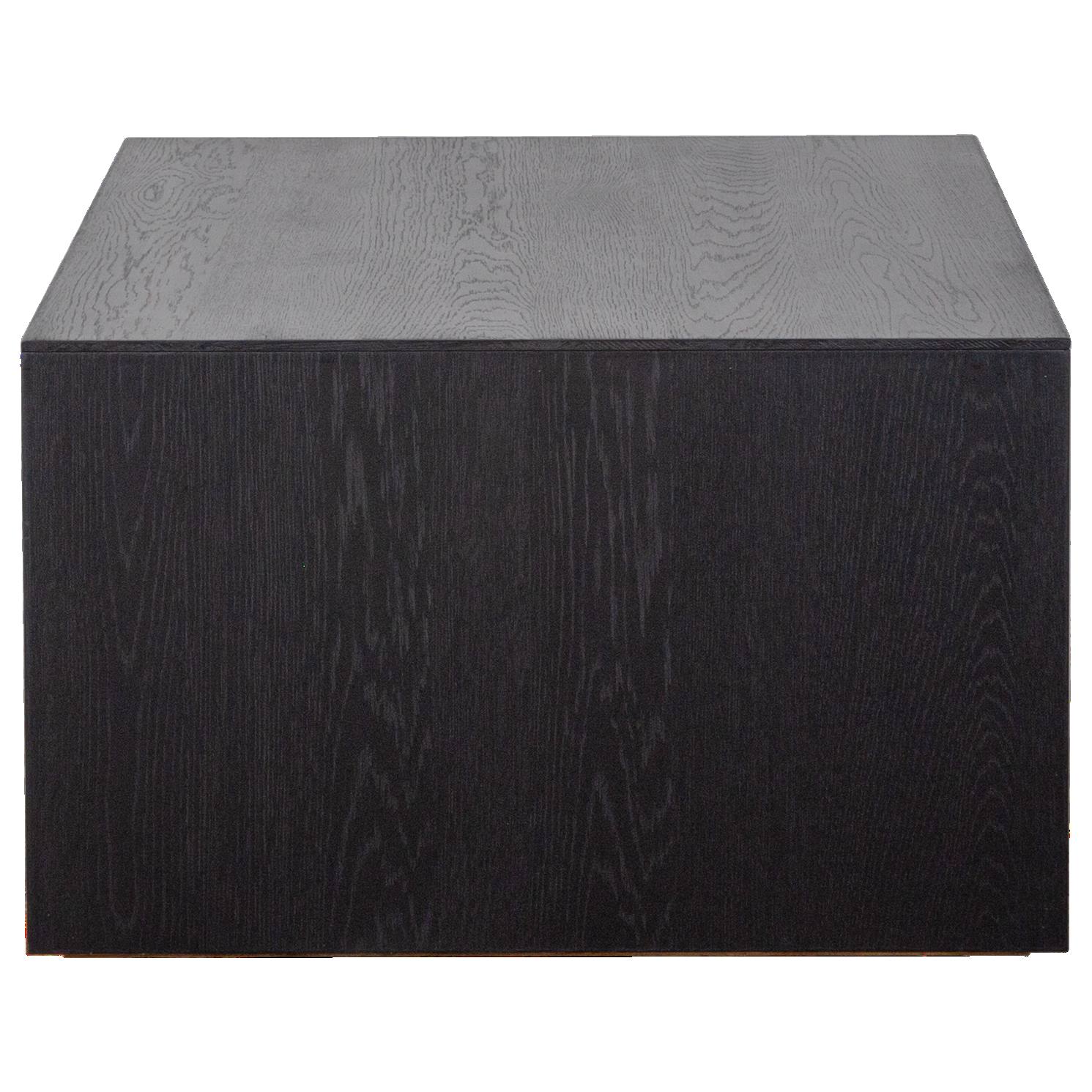 Crestbank 137cm Reclaimed Pine Coffee Table, Black