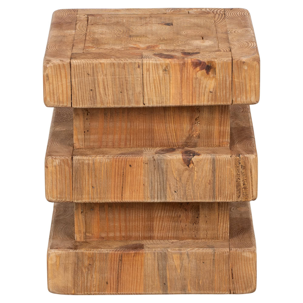 Ferndale 35cm Recycled Pine Stool, Natural