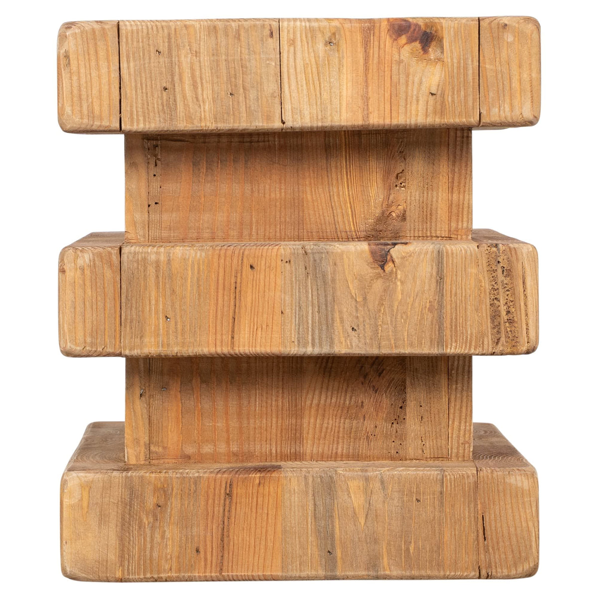 Ferndale 35cm Recycled Pine Stool, Natural
