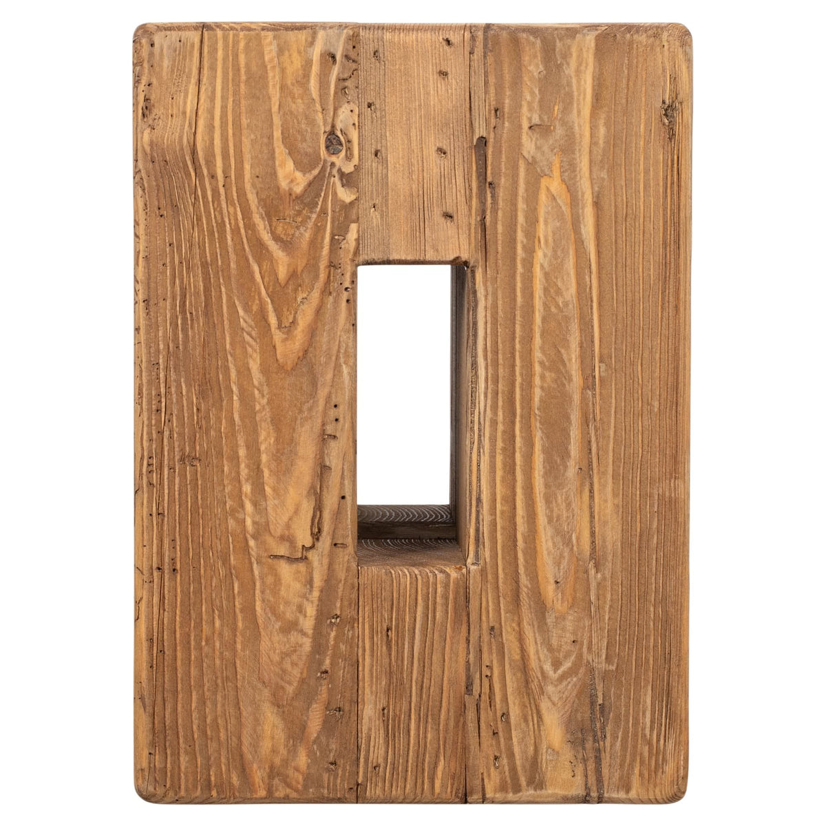 Oakmont 30cm Recycled Pine Stool, Natural