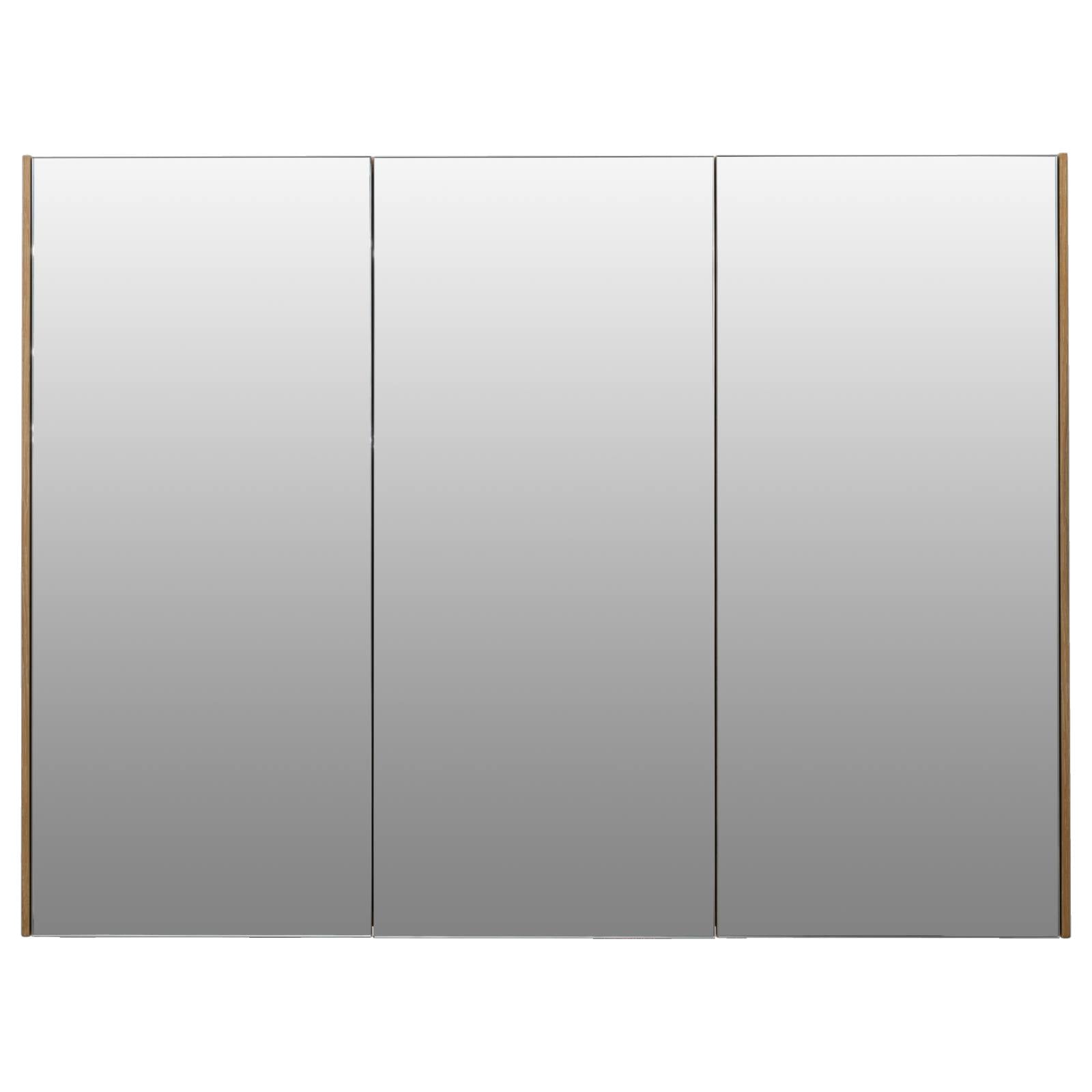 Alero 120cm 3 Door Mirror Cabinet, Acacia Tan
