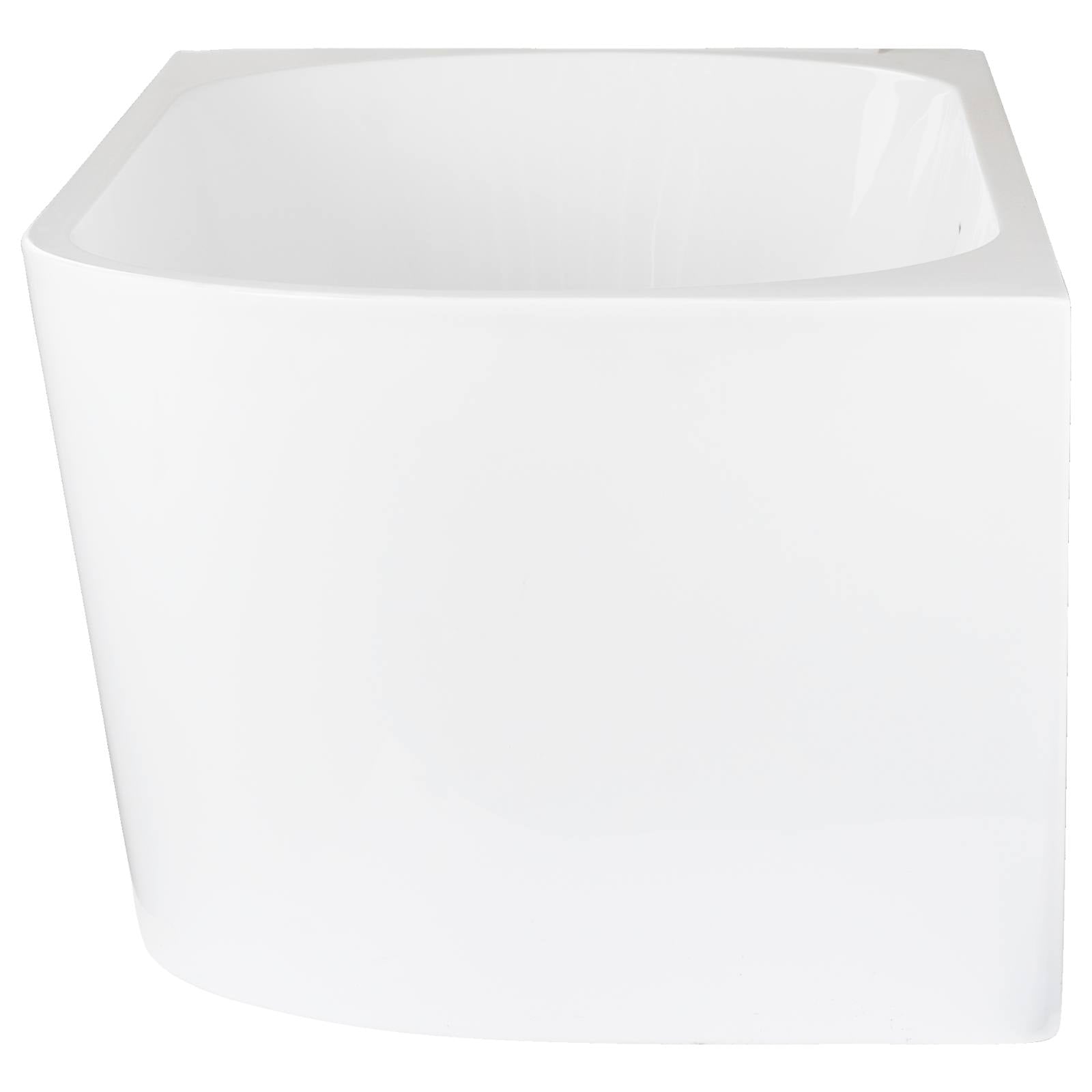 Rozelle 170cm Right Corner Acrylic Bath Gloss White