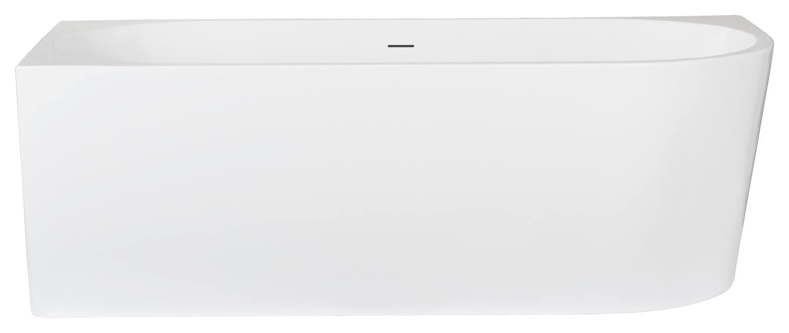 Rozelle 170cm Right Corner Acrylic Bath Matte White