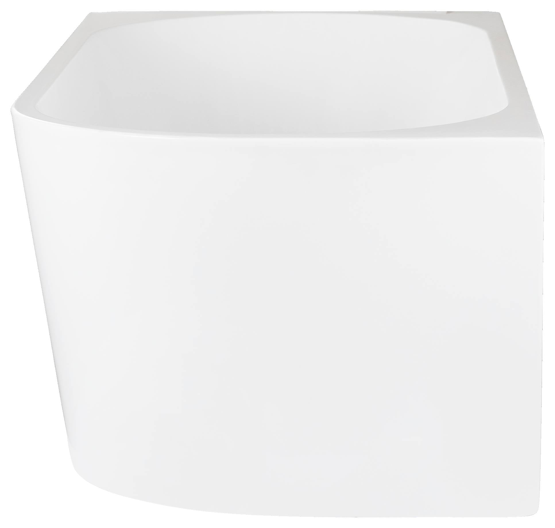 Rozelle 170cm Right Corner Acrylic Bath Matte White
