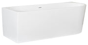Rozelle 170cm Right Corner Acrylic Bath Matte White