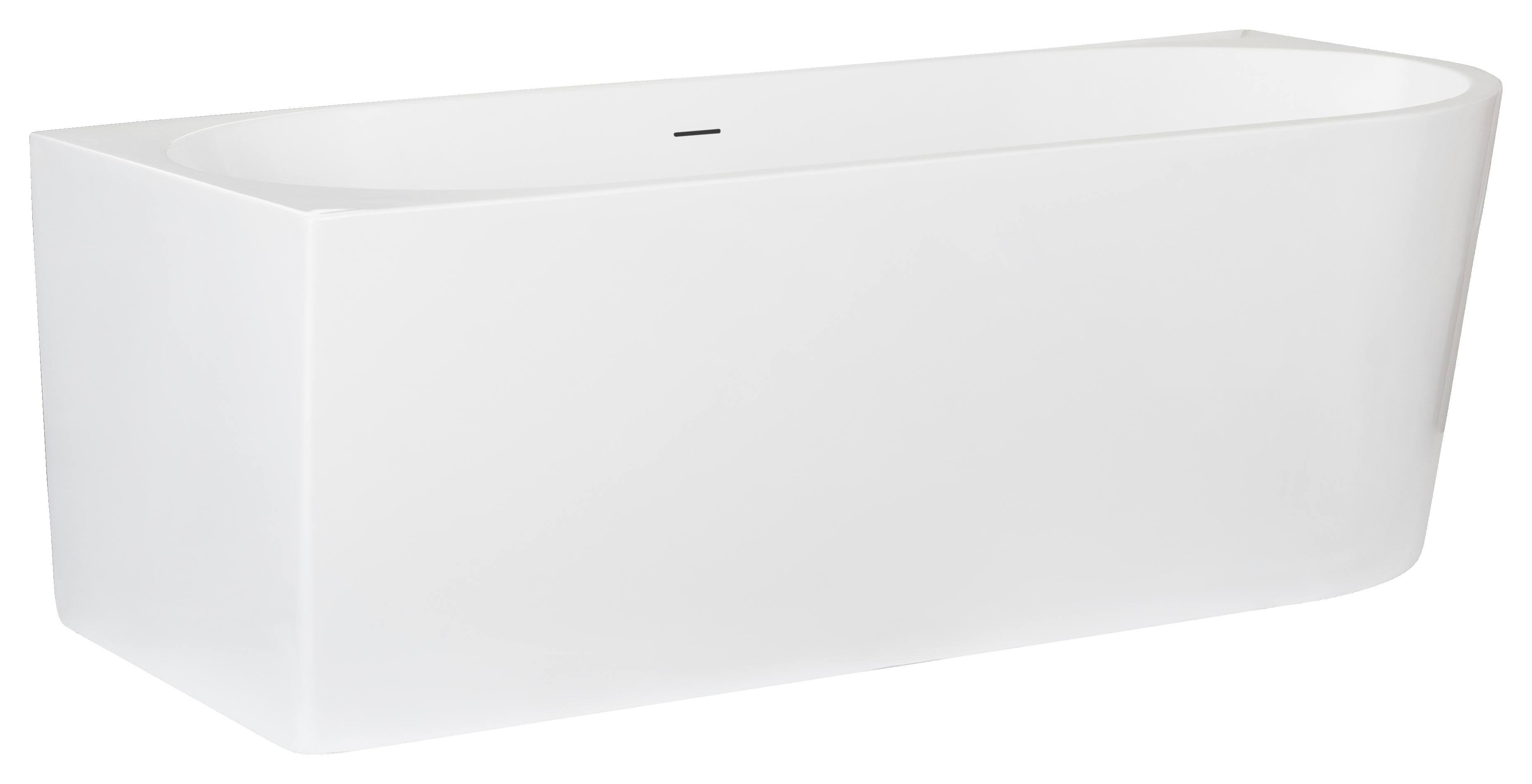 Rozelle 170cm Right Corner Acrylic Bath Matte White