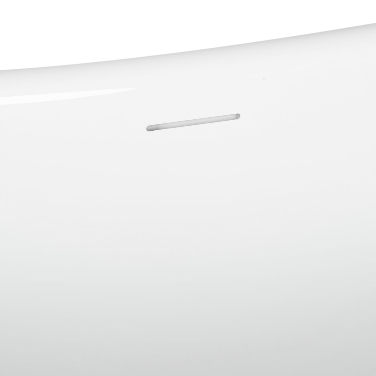 Classic Double Ended 158cm Freestanding Acrylic Bath with Overflow & Waste, Gloss White