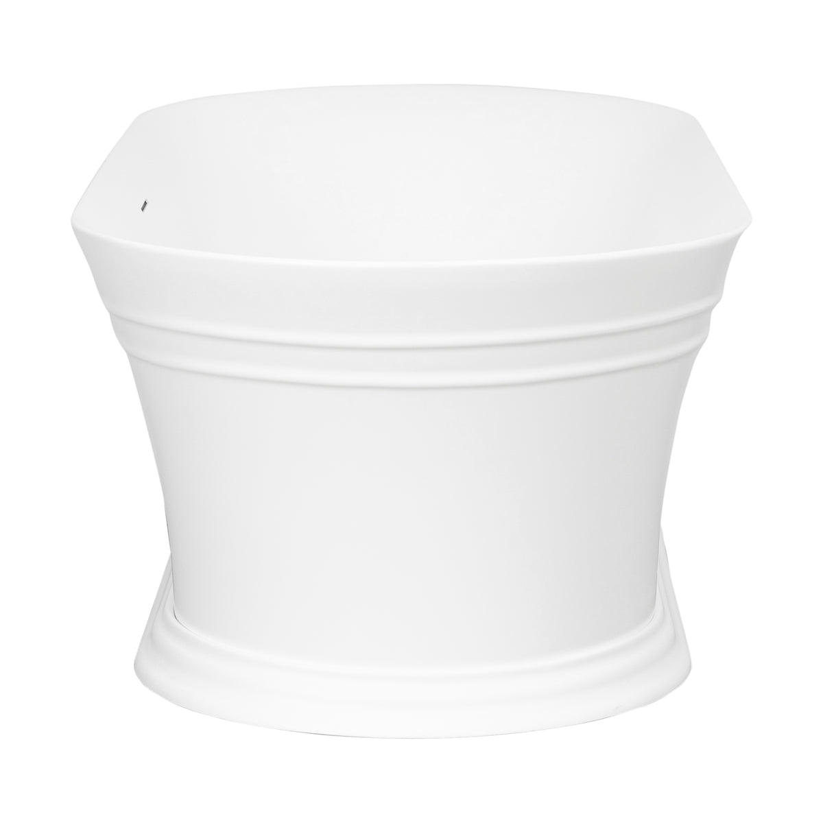 Theodore 170cm Freestanding Acrylic Bath with Overflow & Waste, Matte White