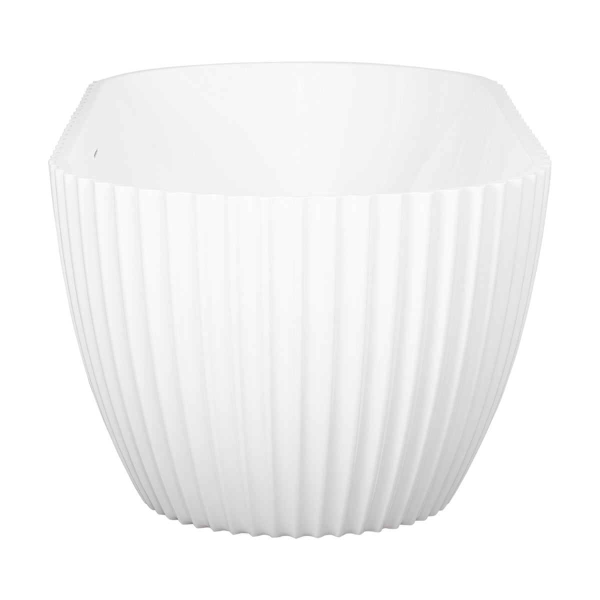 Zefir 170cm Freestanding Acrylic Bath with Overflow & Waste, Gloss White