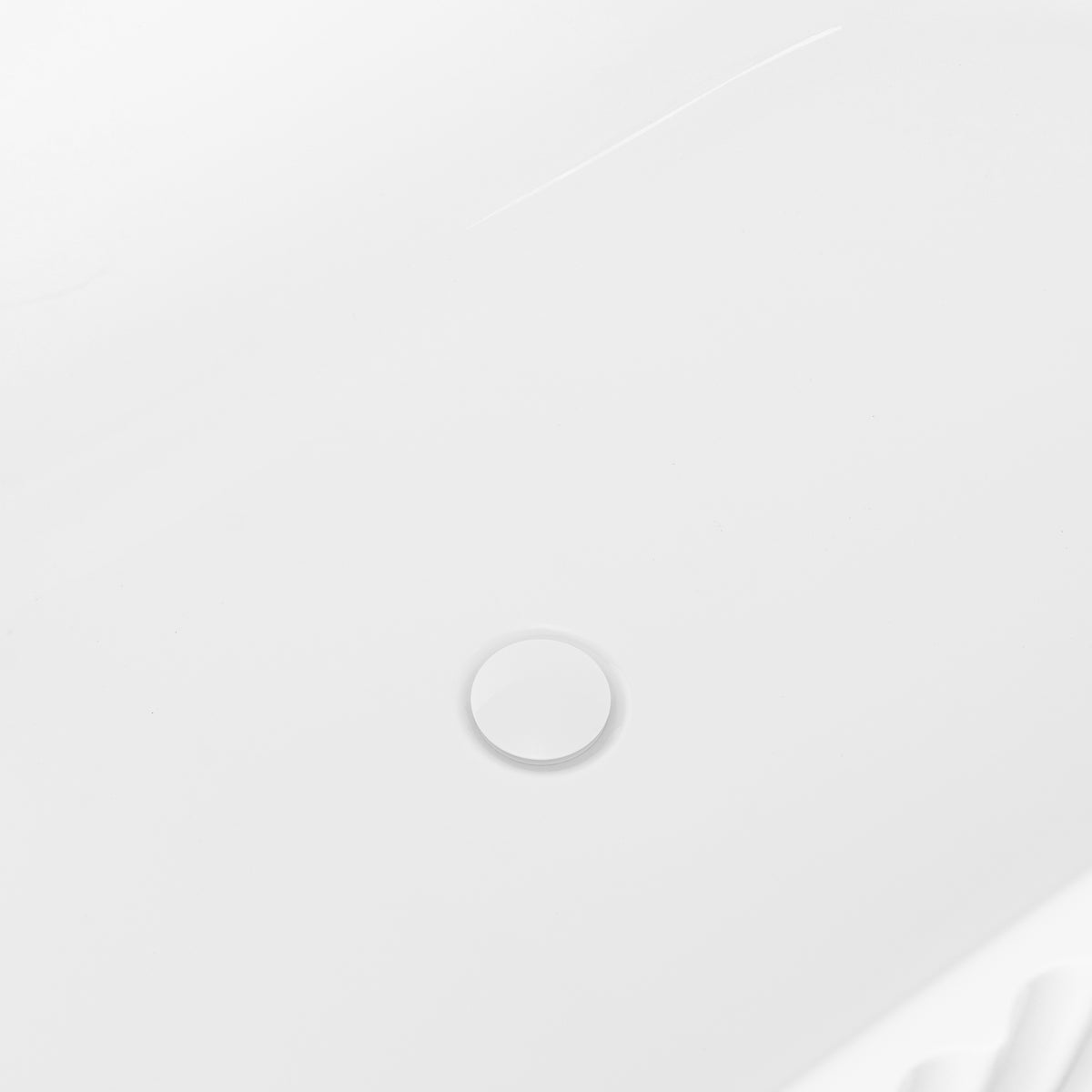 Zefir 170cm Freestanding Acrylic Bath with Overflow & Waste, Gloss White