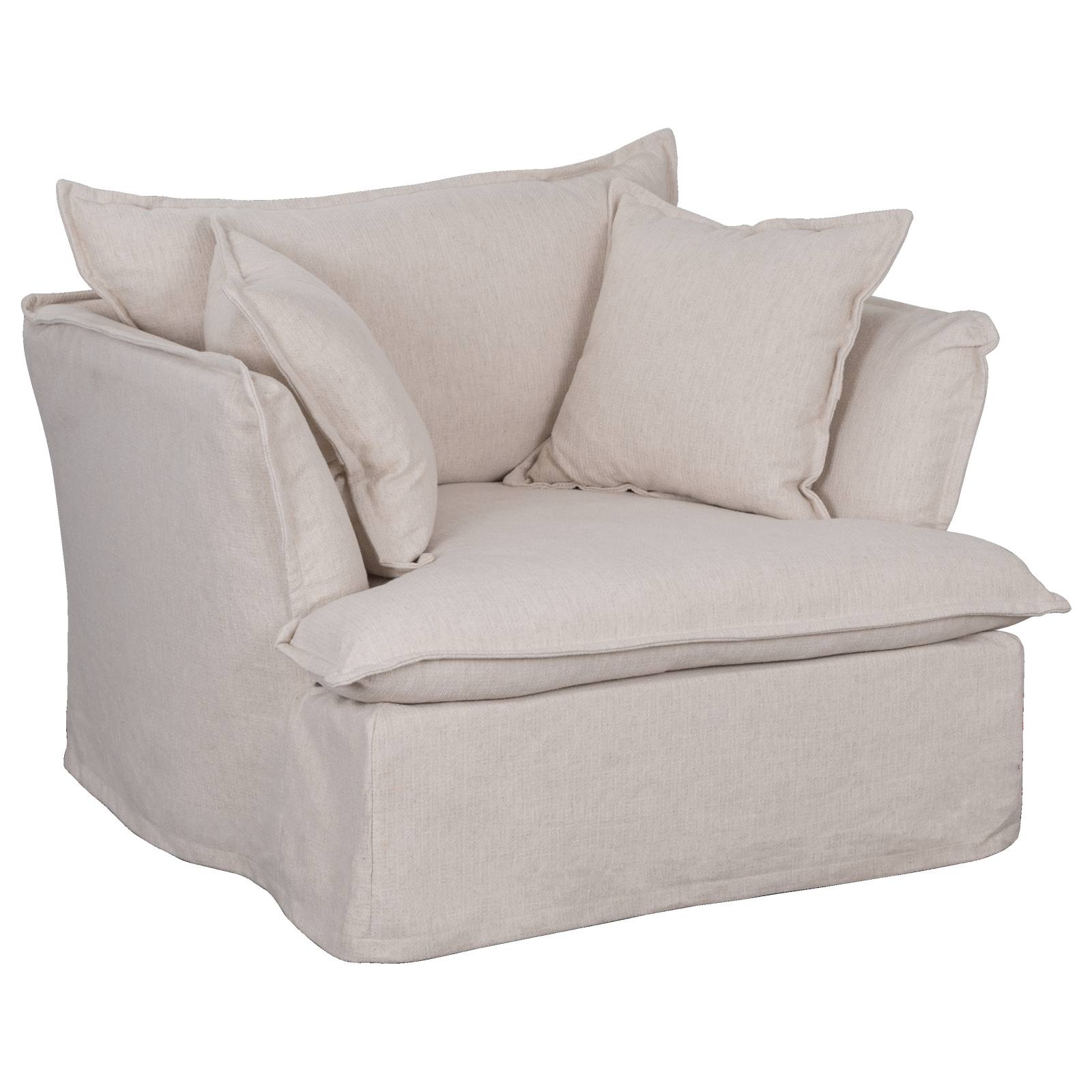 Carla Armchair, Beige